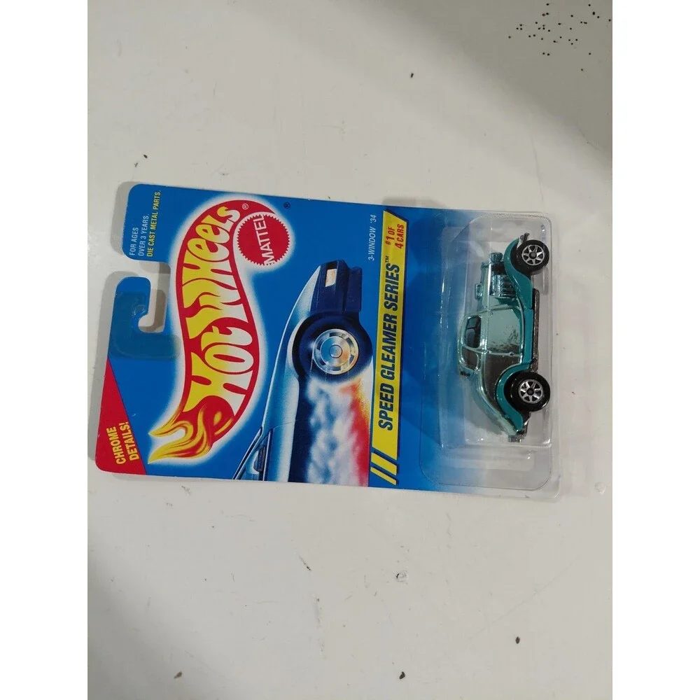 NIP Hot Wheels Speed Gleamer 1:64 Die Cast 1934 Ford 3-Window Coupe Classic Car